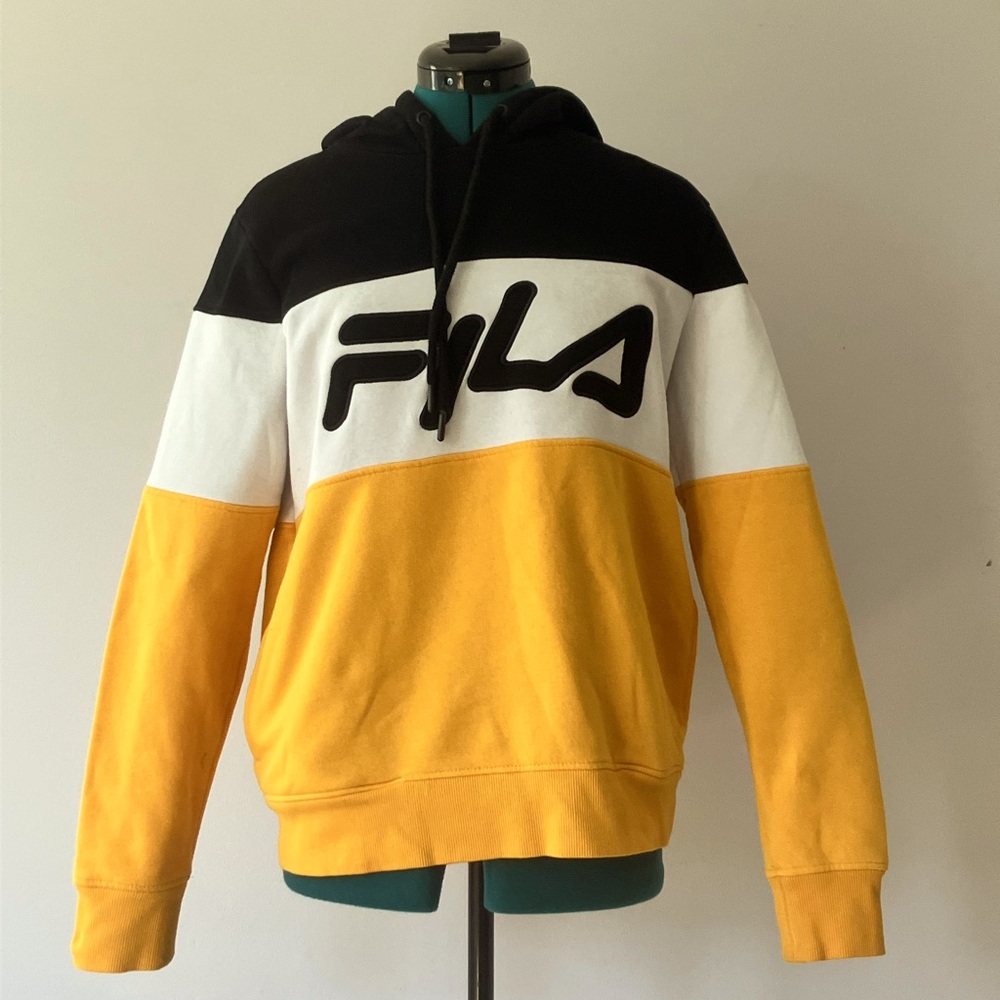 Fila hooded sweatshirt.